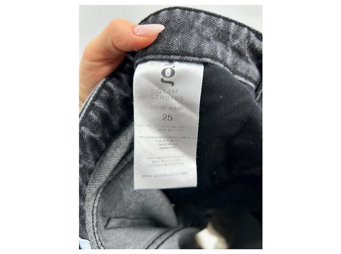 Autre Marque NO FIRMADO / NO FIRMADO Jeans T.US 25 Algodón Gris - vista 4