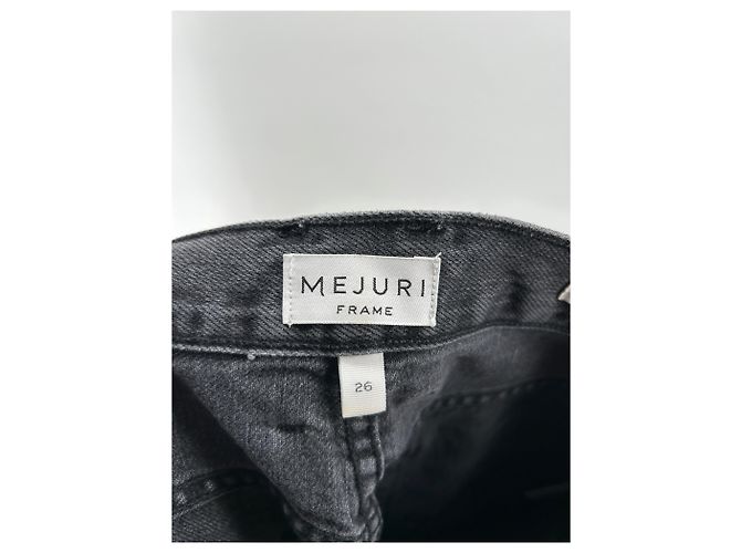 Frame Denim Jeans FRAME T.US 26 Cotone Grigio - vista 4