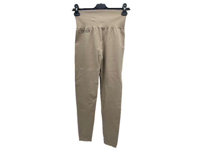 Autre Marque NICHT UNTERSCHRIEBEN / UNTERSCHRIEBEN Hose T.International S Polyester Beige - Ansicht 2