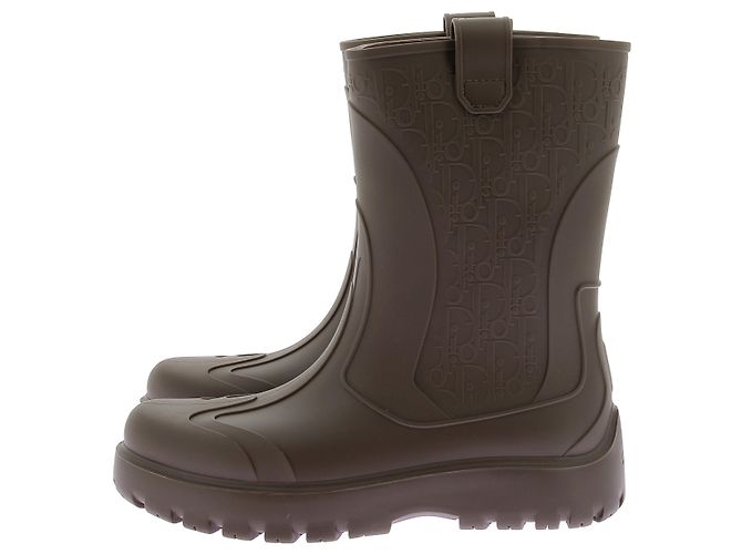 DIOR Boots T.EU 44 Rubber Khaki - view 3