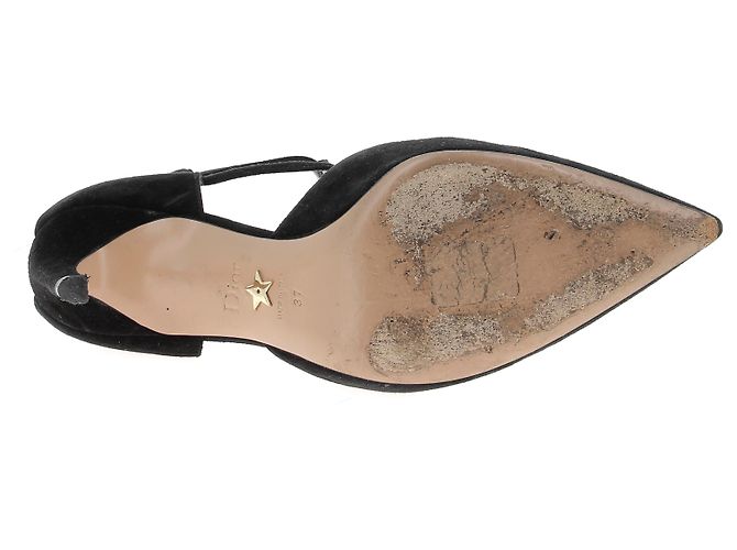 Botines DIOR T.EU 37 de ante Negro - vista 7