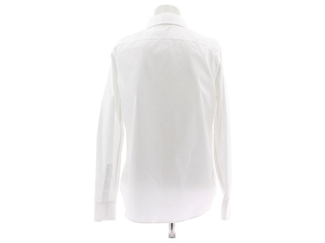 SAINT LAURENT Tops T.FR 38 Algodón Blanco - vista 2