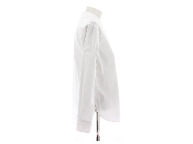 SAINT LAURENT Tops T.FR 38 Algodón Blanco - vista 3