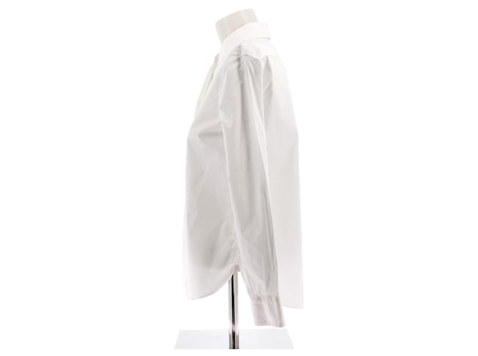SAINT LAURENT Tops T.FR 38 Algodón Blanco - vista 4