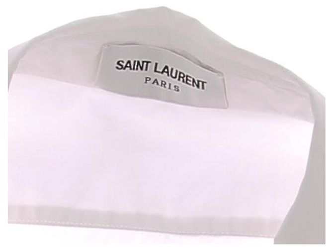 SAINT LAURENT Tops T.FR 38 Algodón Blanco - vista 5