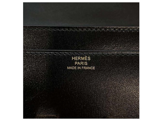 Hermès Cartera Larga Hermes Constance Para Llevar Negro - vista 13