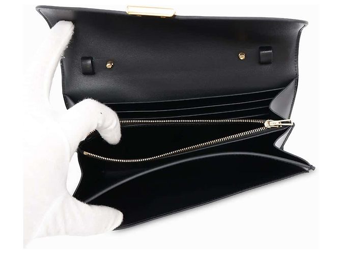 Hermès Cartera Larga Hermes Constance Para Llevar Negro - vista 5