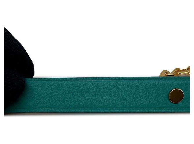 Porte-gants Hermès en cuir Swift Vert Vertigo Kelly - vue 11