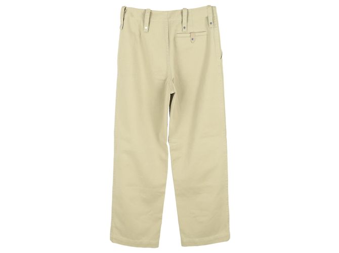 Burberry-Hosen aus khakifarbenem Baumwollstoff - Ansicht 2