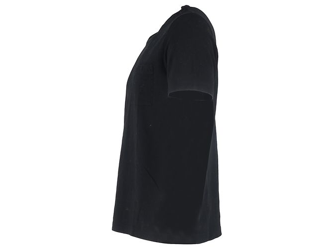 Hermès T-shirt Pocket Hermes in cotone nero - vista 2
