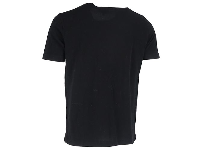 Hermès T-shirt Pocket Hermes in cotone nero - vista 3