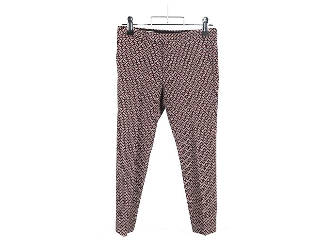 Conjunto de blazer e calça impressos Gucci em lã bordô - vista 12