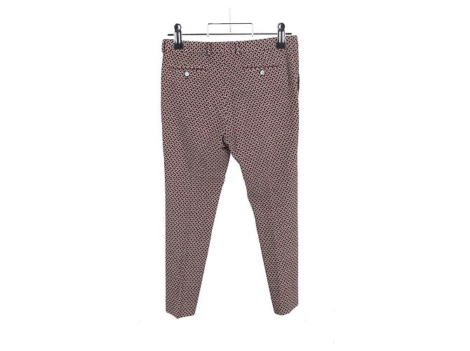 Conjunto de blazer e calça impressos Gucci em lã bordô - vista 13