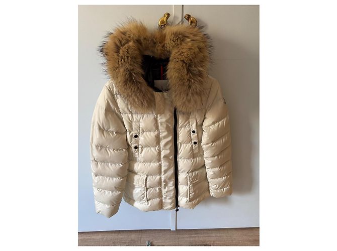 Moncler Jacket with Removable Fur Eggshell - view 2