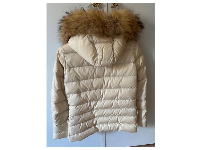 Moncler Jacket with Removable Fur Eggshell - view 4