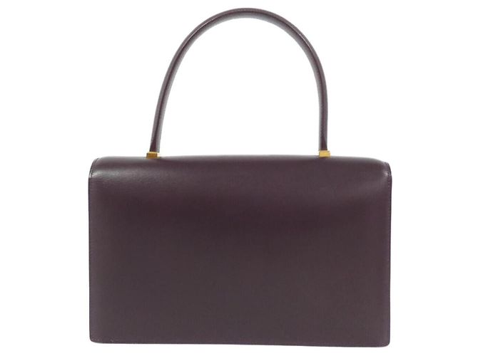 Hermès Borsa a mano Hermes Piano in Raisin Bordò - vista 2