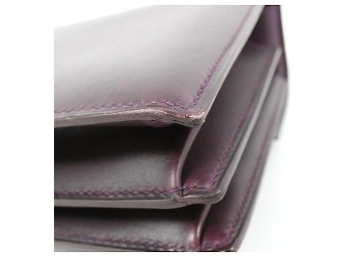 Hermès Borsa a mano Hermes Piano in Raisin Bordò - vista 3