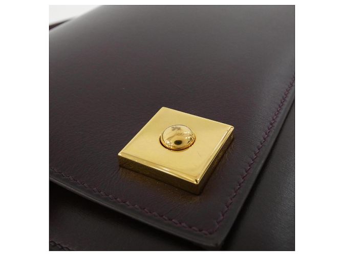 Hermès Borsa a mano Hermes Piano in Raisin Bordò - vista 5