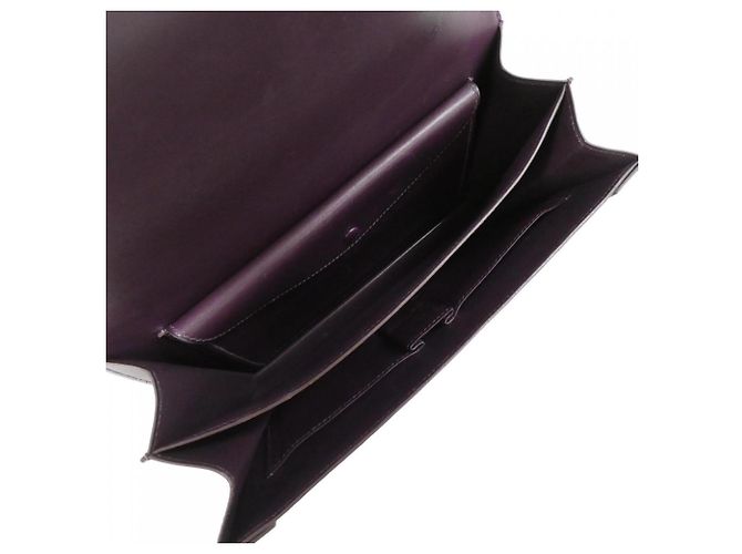 Hermès Borsa a mano Hermes Piano in Raisin Bordò - vista 7