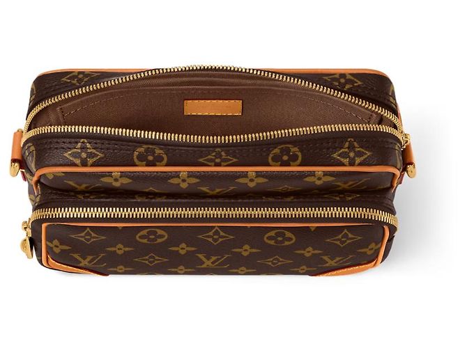 Louis Vuitton Nuovo tela monogramma LV Nil Marrone - vista 3