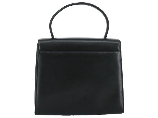 Borsa a mano GIVENCHY in pelle nera e oro Auth yk16736 Nero D'oro - vista 2