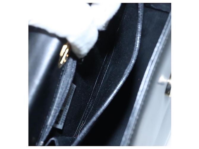 Borsa a mano GIVENCHY in pelle nera e oro Auth yk16736 Nero D'oro - vista 8