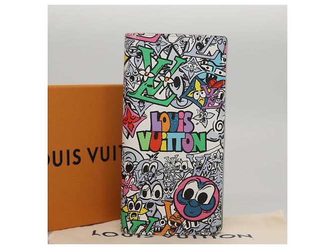 LOUIS VUITTON Monogram Comics Brazza Portefeuille NM Wallet M82011 Auth 108160 Multicolor - vista 7