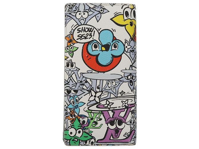 LOUIS VUITTON Monogram Comics Brazza Portefeuille NM Wallet M82011 Auth 108160 Multicolor - vista 8