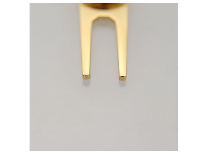 LOUIS VUITTON Golf Pin metal Oro LV Auth 110017 Dorado - vista 3