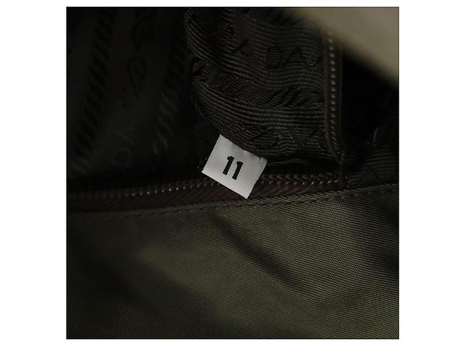 Borsa a Spalla PRADA in Nylon Khaki Auth bs21541 Cachi - vista 6