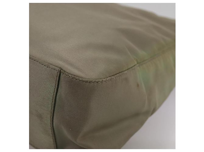 Borsa a Spalla PRADA in Nylon Khaki Auth bs21541 Cachi - vista 9