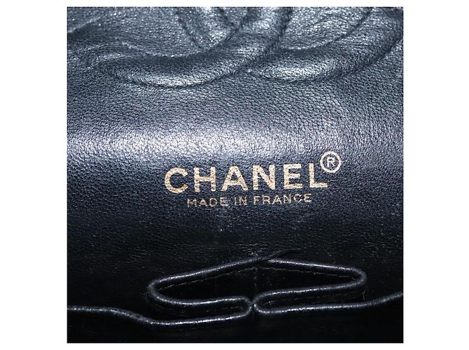 CHANEL Matelassé 25 Borsa a Spalla con Catena Tela Nera Oro CC Auth 108396 Nero D'oro - vista 13