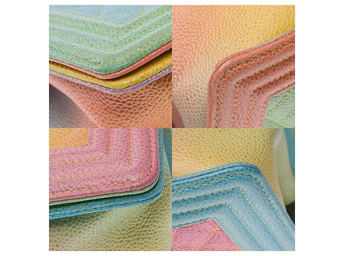 Sac CHANEL Boy en Cuir Multicolor - 102437 Multicolore - vue 11