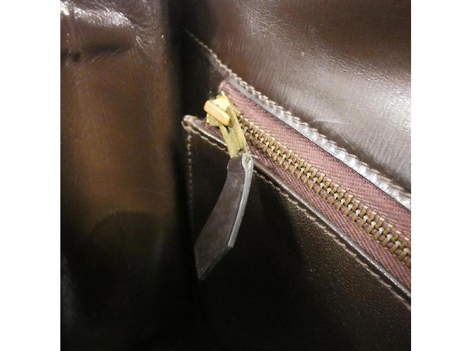 Hermès Hermes Drag 27cm Handtasche Damier ebene - Ansicht 10