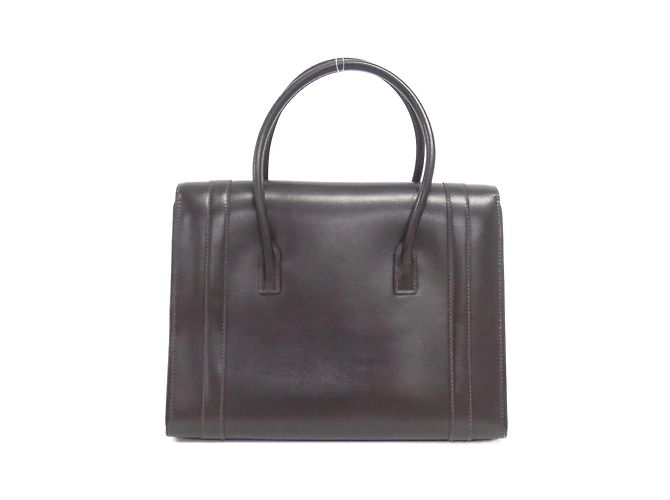 Hermès Hermes Drag 27cm Handtasche Damier ebene - Ansicht 2
