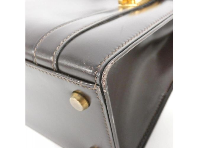 Hermès Hermes Drag 27cm Handtasche Damier ebene - Ansicht 3