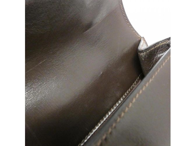 Hermès Hermes Drag 27cm Handtasche Damier ebene - Ansicht 9