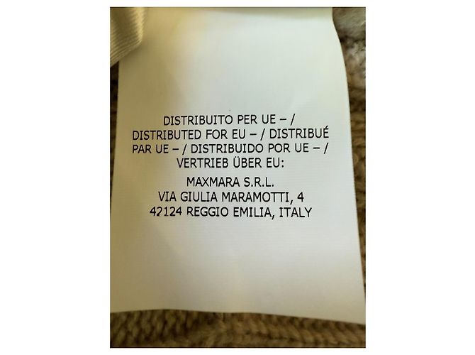 Cappotto Max Mara in lana e cashmere sabbia - vista 12