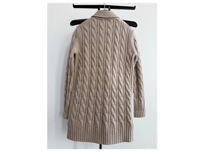 Cappotto Max Mara in lana e cashmere sabbia - vista 2