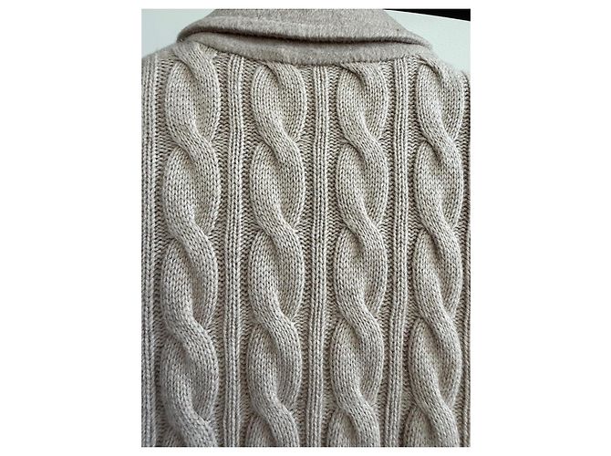 Cappotto Max Mara in lana e cashmere sabbia - vista 5