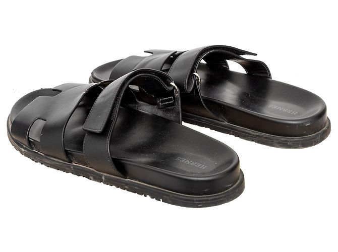 Sandali Chypre Hermès Nero - vista 2