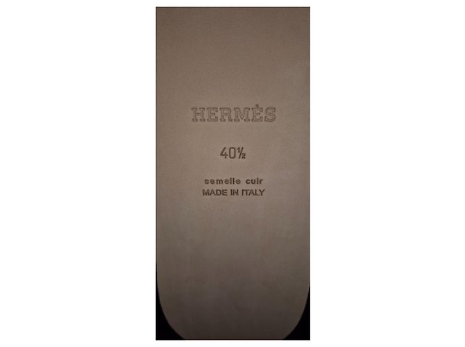 Sandali Hermès Izmir Nero - vista 3