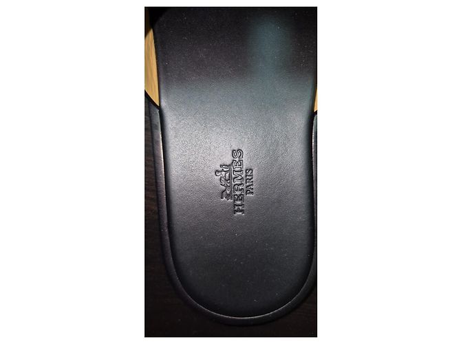 Sandali Hermès Izmir Nero - vista 4