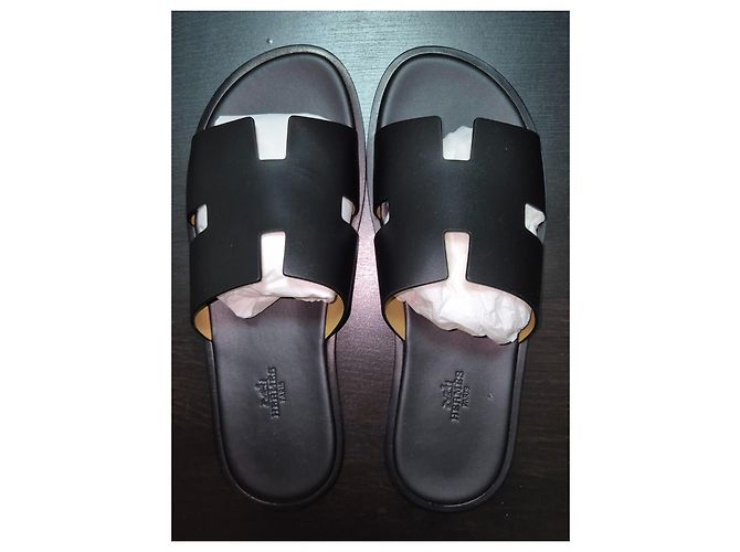 Sandali Hermès Izmir Nero - vista 5