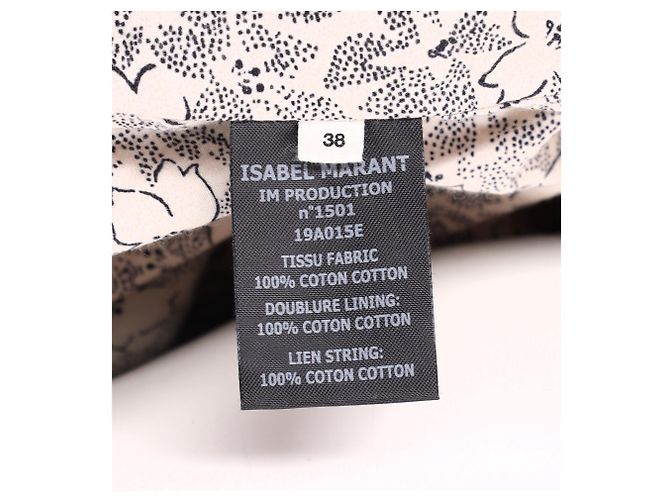 Giacca trapuntata con cintura Isabel Marant Étoile in cotone marrone - vista 12