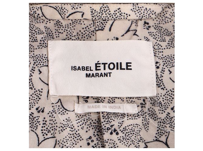 Giacca trapuntata con cintura Isabel Marant Étoile in cotone marrone - vista 4