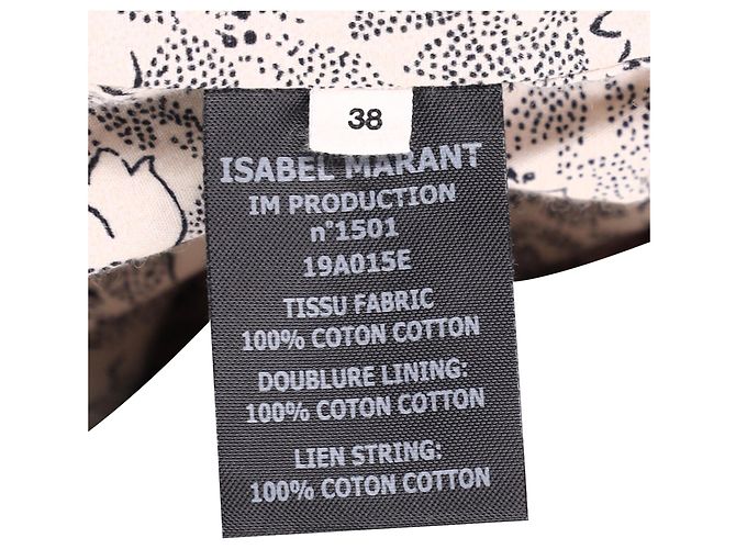 Giacca trapuntata con cintura Isabel Marant Étoile in cotone marrone - vista 6