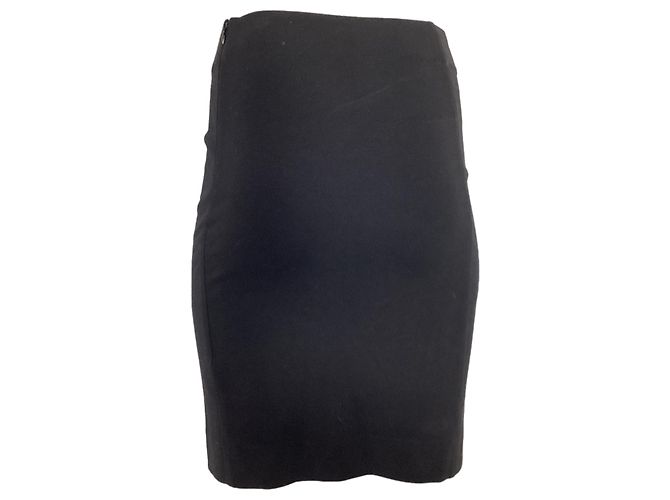 Falda mini ajustada Diane Von Furstenberg en viscosa negra Negro - vista 3