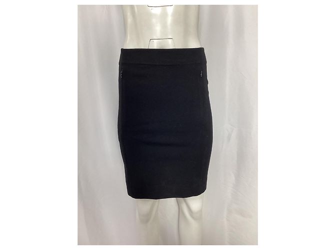 Falda mini ajustada Diane Von Furstenberg en viscosa negra Negro - vista 6