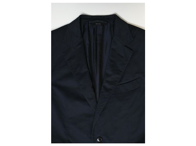 Tom Ford O'Connor Slim-Fit Unstructured Blazer in Navy Wool Navy blue - view 9